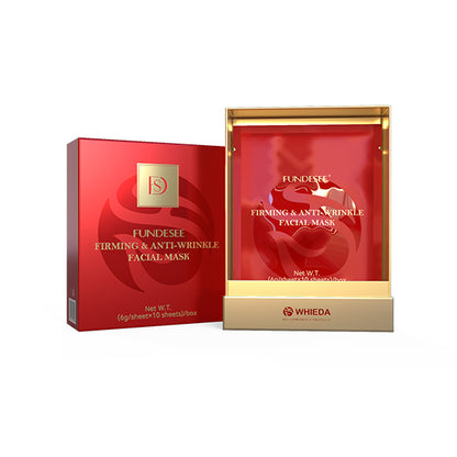 SILKGLOW | STRAFFENDE ANTI-FALTEN-GESICHTSMASKE MIT SEIDENPROTEIN (10er Pack)