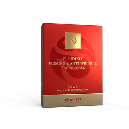 SILKGLOW | STRAFFENDE ANTI-FALTEN-GESICHTSMASKE MIT SEIDENPROTEIN (10er Pack)