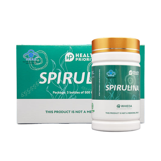 GREENPOWER | SPIRULINA-TABLETTEN FÜR ENERGIE & VITALITÄT (3x500 Tableten)