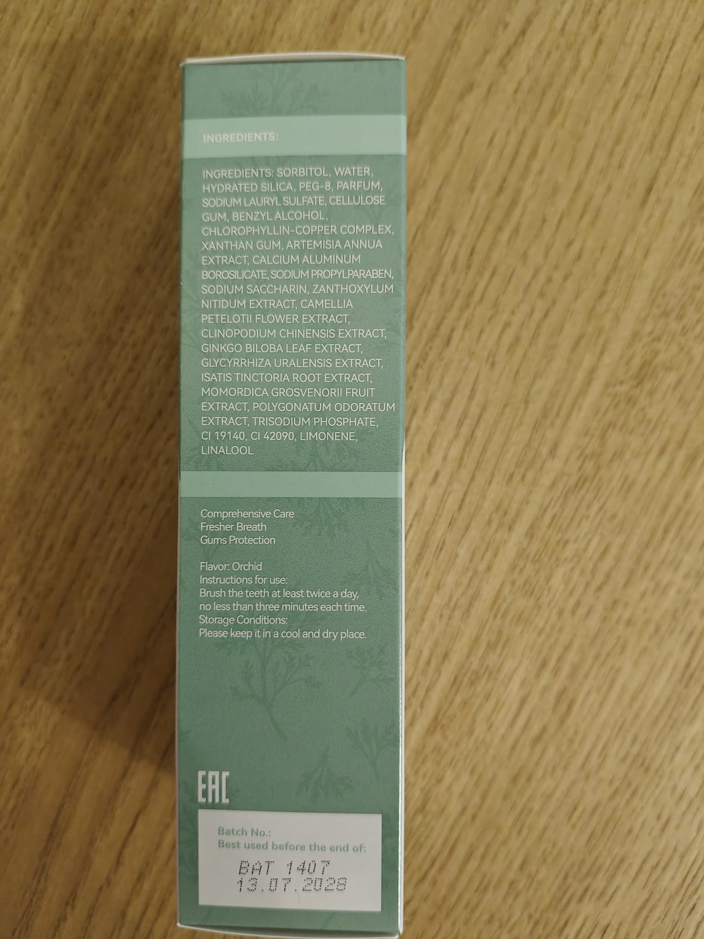 HERBCLEAN | KRÄUTER-ZAHNPASTA MIT ARTEMISIA ANNUA (120G)